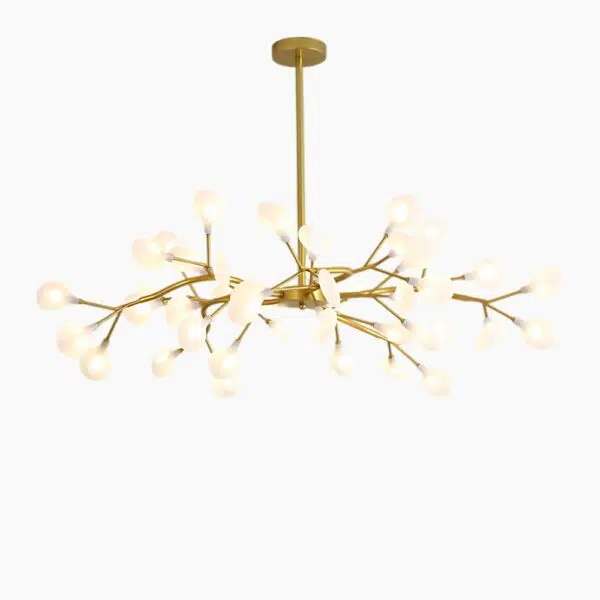 Suspension LED contemporaine inspiration nordique à effet stellaire - Doré, 45