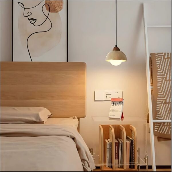 Suspension contemporaine d'inspiration orientale