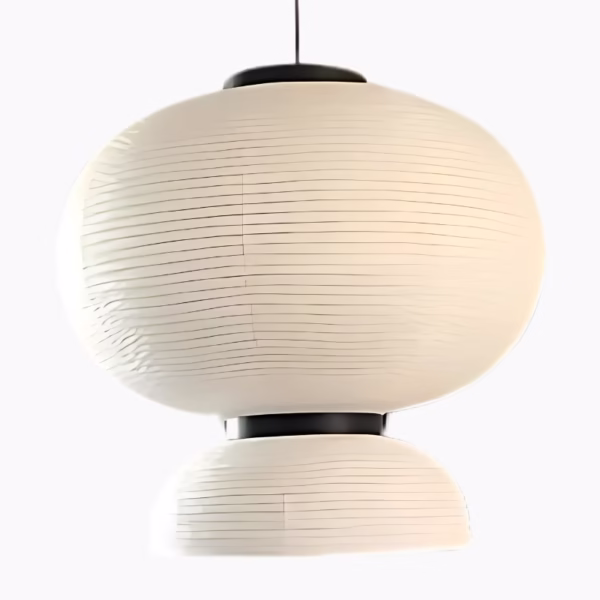 Eigentijdse papieren hanglamp, geïnspireerd door het Oosten