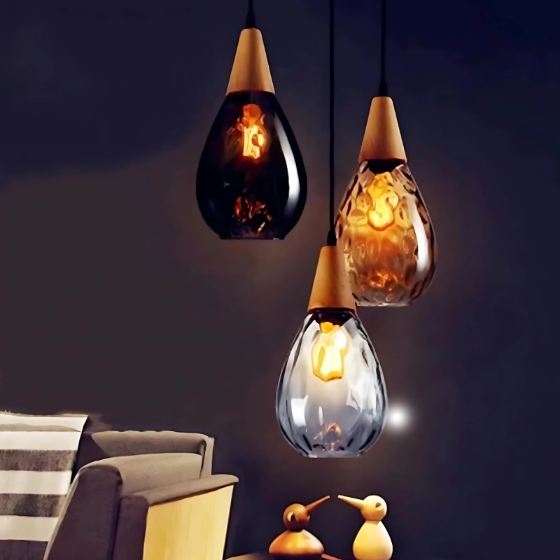 Suspension Design en Verre Soufflé Inspiration Contemporaine