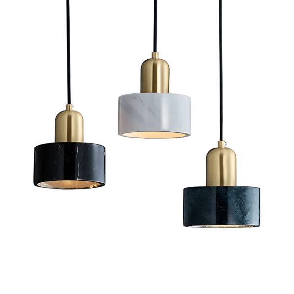 Suspension LED en Marbre, Collection Prestige