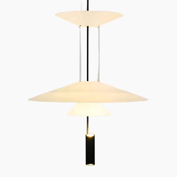 Scandinavische LED hanglamp met eigentijdse lijnen
