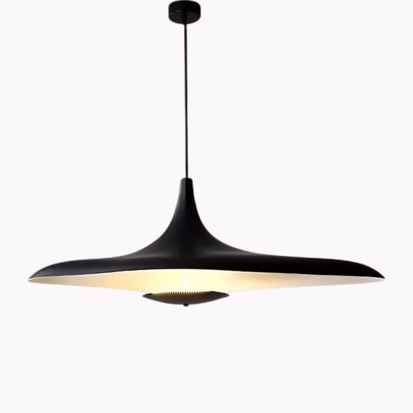 Scandinavisch geïnspireerde hars hanglamp