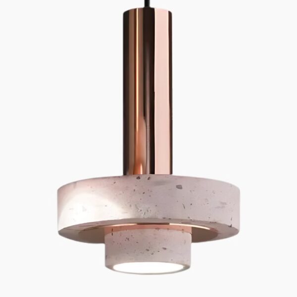 Minimalistische LED Hanglamp in Rose Gold Afwerking
