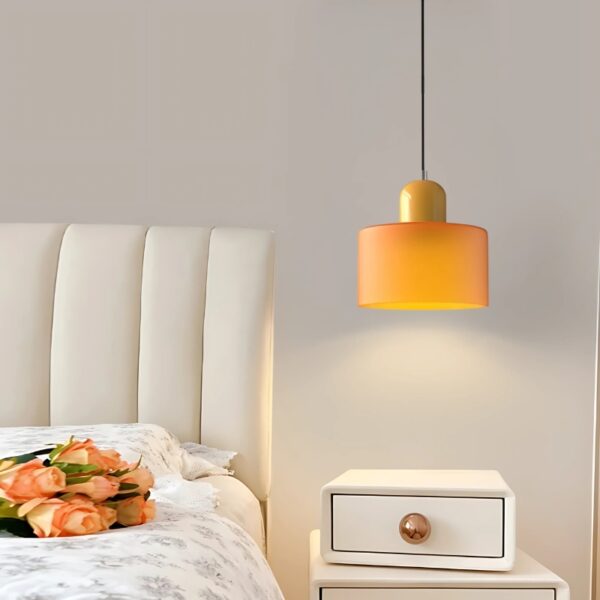Luminaire en verre LED d'inspiration nordique