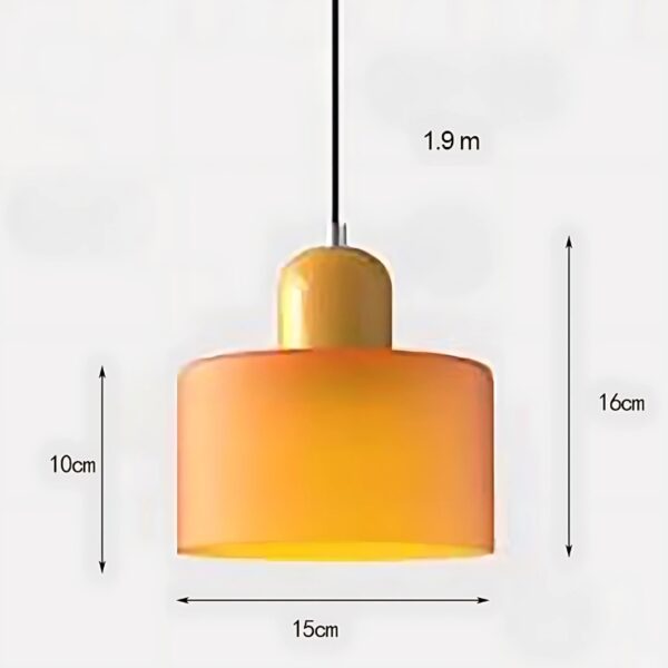 Luminaire en verre LED d'inspiration nordique