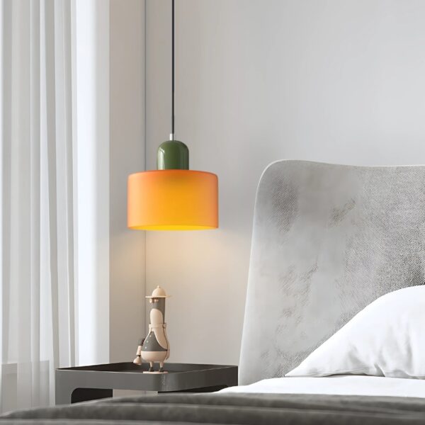 Luminaire en verre LED d'inspiration nordique