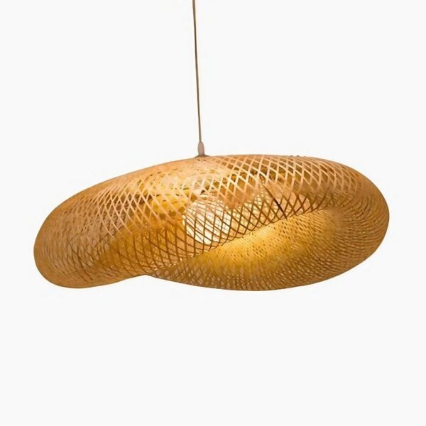 Handgemaakte bamboe hanglamp: tijdloos ontwerp