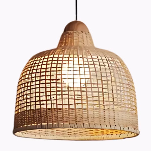 Bamboe hanglamp vintage stijl
