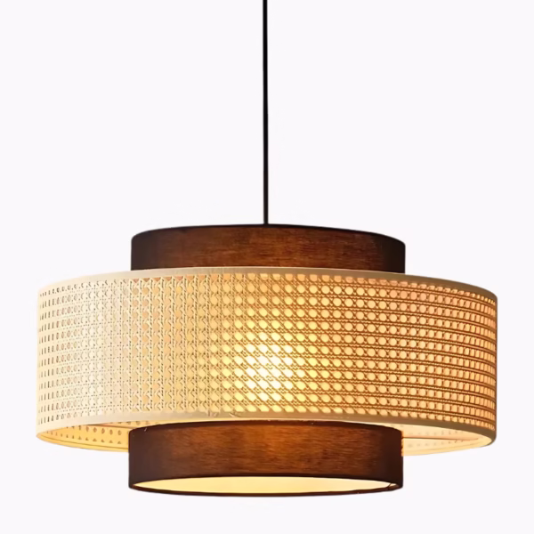 Vintage Design Geweven Rotan Hanglamp
