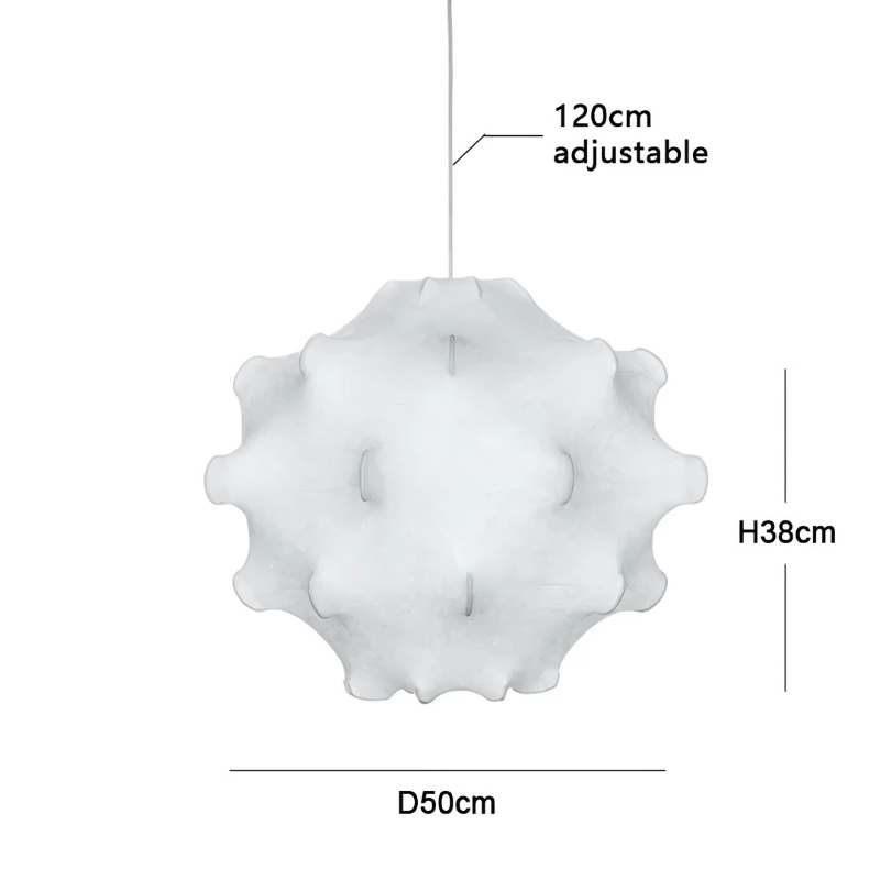 Suspension design aux influences asiatiques contemporaines