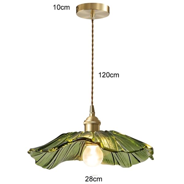 Suspension Florale en Verre Artisanal