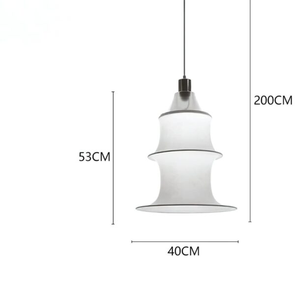 Suspension LED Épurée d'Inspiration Nordique