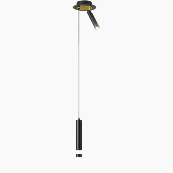 Suspension LED Moderne Double Fonction - Noir, Blanc chaud