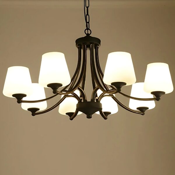 Suspension contemporaine au design architectural