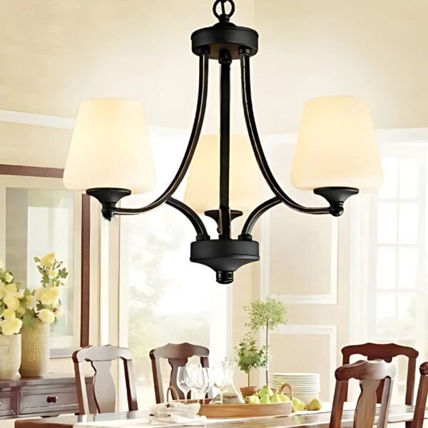 Suspension contemporaine au design architectural