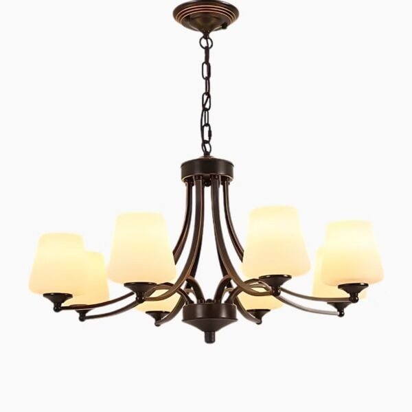 Suspension contemporaine au design architectural