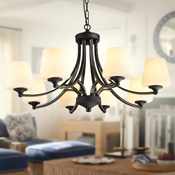 Suspension contemporaine au design architectural